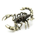 ラペルピン メンズ レディース 韓国 スーツ ブローチ サソリ 合金 メッキ ラインストーン アクセサリー おしゃれ 個性的 プレゼント