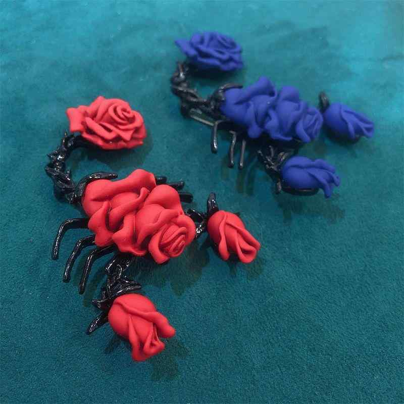 ラペルピン メンズ レディース スーツ カーディガン ブローチ バラ サソリ 秋冬 亜鉛合金 メッキ マット アクセサリー レトロ おしゃれ 個性的 赤 青 プ...