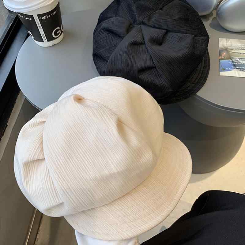 キャスケット レディース 春 帽子 おしゃれ 女性 小顔 八角形 秋 通気性 つば付き キャップ 大きめ 無地 シンプル カジュアル 普段使い レジャー お出かけ 黒 ベージュ