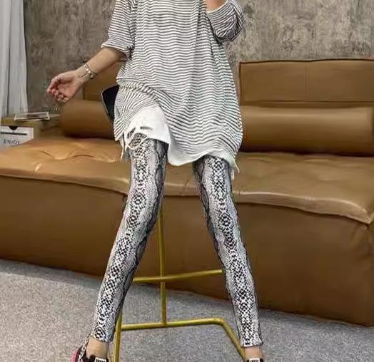 スキニーパンツ レディース 春秋 ボトムス クロップド丈 ハイライズ スパッツ レギ...