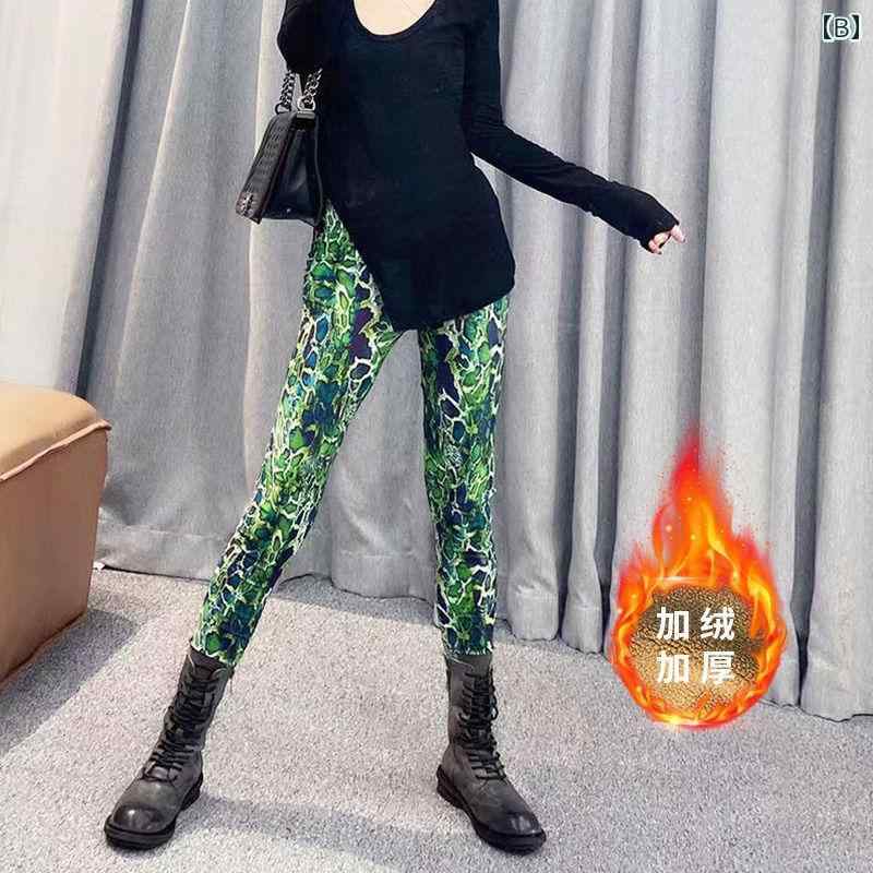 スキニーパンツ レディース 春秋 ボトムス クロップド丈 ハイライズ スパッツ レギ...