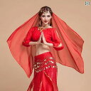 アラビアン 衣装 ベール ベリーダンス インド舞踊 大人 子供 レディース ヘッドアクセサリー セット シフォン スカーフ パフォーマンス ステージ コスプレ ...