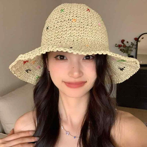 麦わら帽子 レディース 春夏 かわいい 日焼け防止 カラフル 装飾 女性用 日よけ つば広 通気性 アウトドア カジュアル 普段使い お出かけ 旅行 レジャー ベージュ 麦わら帽子 レディース 春夏 かわいい 日焼け防止 カラフル 装飾 女性用 日よけ つば広 通気性 アウトドア カジュアル 普段使い お出かけ 旅行 レジャー ベージュ
