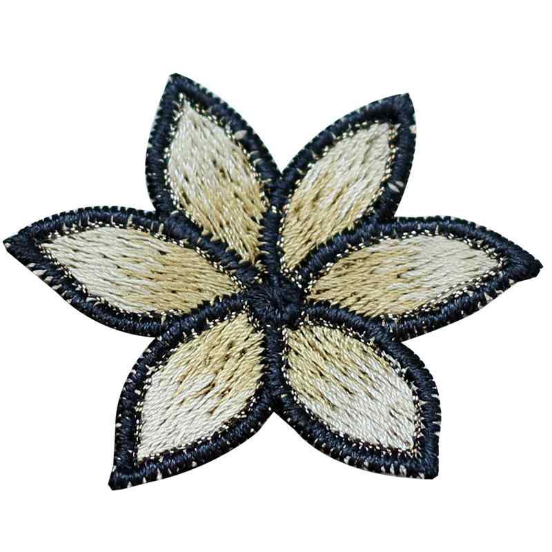 ワッペン 縫い付けタイプ カラフル レース 花 布 装飾 小さめ 洋服 青 赤 紫 シンプル おしゃれ ハンドメイド リメイク ワンポイント