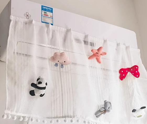 エアコン 風よけ 布 家庭用 リビング 子供部屋 結露しにくい 直風防止 風向き調整 ほこりよけ 冷暖房対..