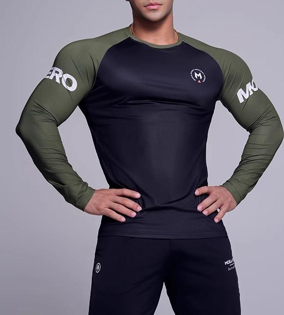 スポーツウェア メンズ 春秋 トップス 長袖 Tシャツ 大きいサイズ タイト 伸縮性 速乾 吸汗 通気 ランニング トレーニング サイクリング アウトドア スポーティ カジュアル 赤 黒 青 英字