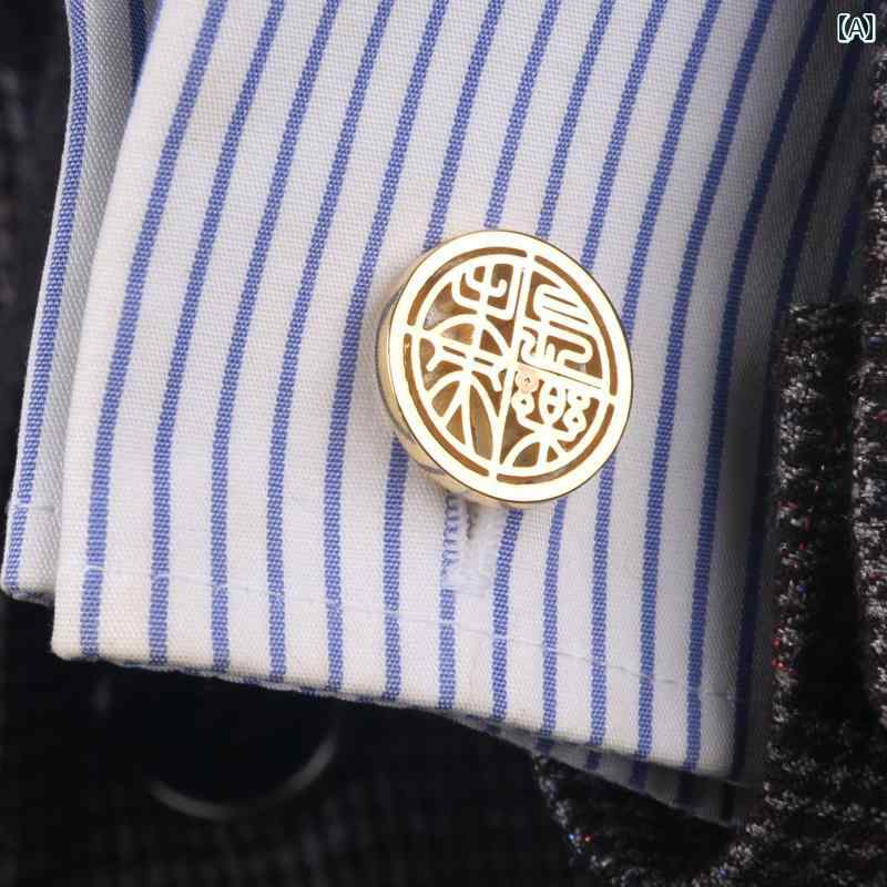 ラペルピン メンズ カフス ブローチ コート ジャケット レディース アクセサリー 襟 男女兼用 セット 袖口 ビジネス チャイナ風 小物