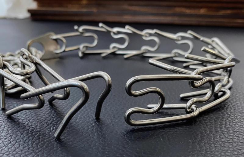 犬 首輪 チェーン 首飾り アクセサリー ネックレス ペット用品 散歩 トレーニング用 調整可能 ステンレ..