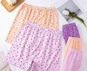 トランクス ショーツ レディース プリント ボクサーパンツ ハイウエスト 綿 四角 柔らか 高弾性 吸湿 発散 伸縮性 通気性 紫 ピンク 肌色