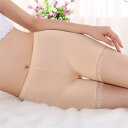 ボクサーパンツ レディース レース 大きいサイズ ショーツ 柔らかい 通気性 薄手 夏 黒 グレー 白 シンプル 毛玉できにくい 3 5分丈
