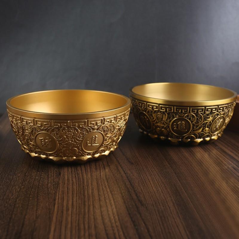 茶碗 おしゃれ 真鍮 銅 チャイナ風 大きめ 小さめ 米びつ おちょこ ぐい飲み 開運 レトロ 装飾品 飾り ..