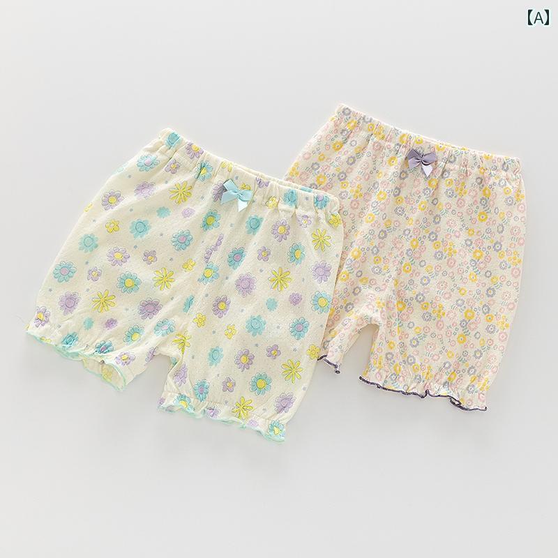 かぼちゃパンツ ベビー 赤ちゃん 女の子 男の子 かわいい カジュアル 夏 薄手 コッ...