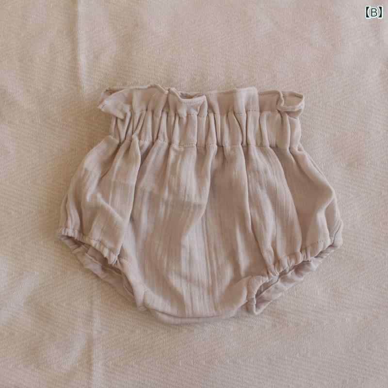 かぼちゃパンツ ベビー 赤ちゃん 女の子 男の子 かわいい カジュアル 夏 ウエスト...