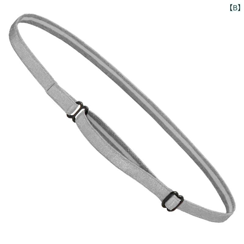 スポーツヘアバンド レディース メンズ 大人 細め 調節可能 ヨガ フィットネス ランニング 吸汗 滑り止め 無地 ロゴ シンプル カジュアル 黒 緑 グレー