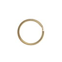 キーホルダー 金具 アンティーク調 真鍮 円形 キーリング パーツ 二重 DIY ハンドメイド アクセサリー 小物 シンプル ゴールド
