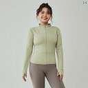 トップス レディース 秋冬 大きいサイズ スポーティ ジャケット 長袖 前開き ジップアップ スタンドカラー 指穴 スリム フィット ストレッチ 速乾 通気 ヨ...