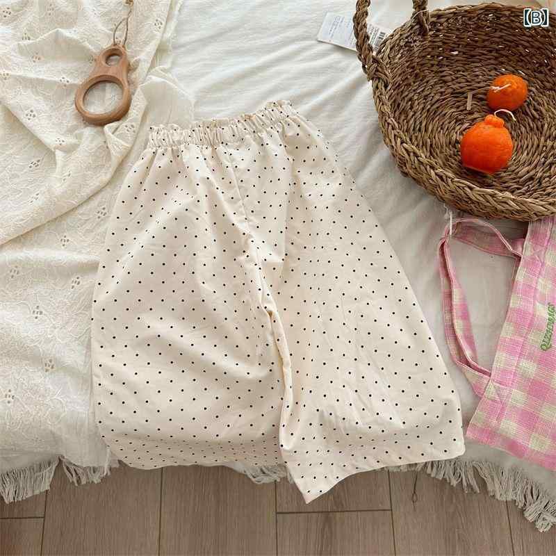 キュロット 子供 女の子 幼児 春夏 ボトムス ショートパンツ ウエストゴム ストレ...