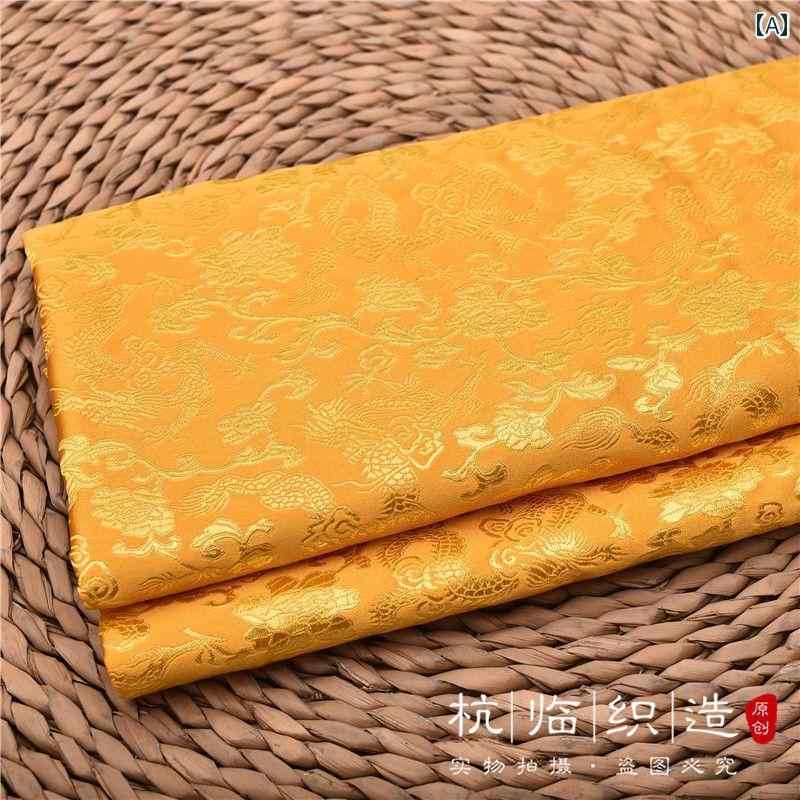 生地 龍 縁起の良い 装飾 枕 クッション カバー ブロケード 衣装 柔らかい 豪華 光沢 花柄 チャイナ風 ..