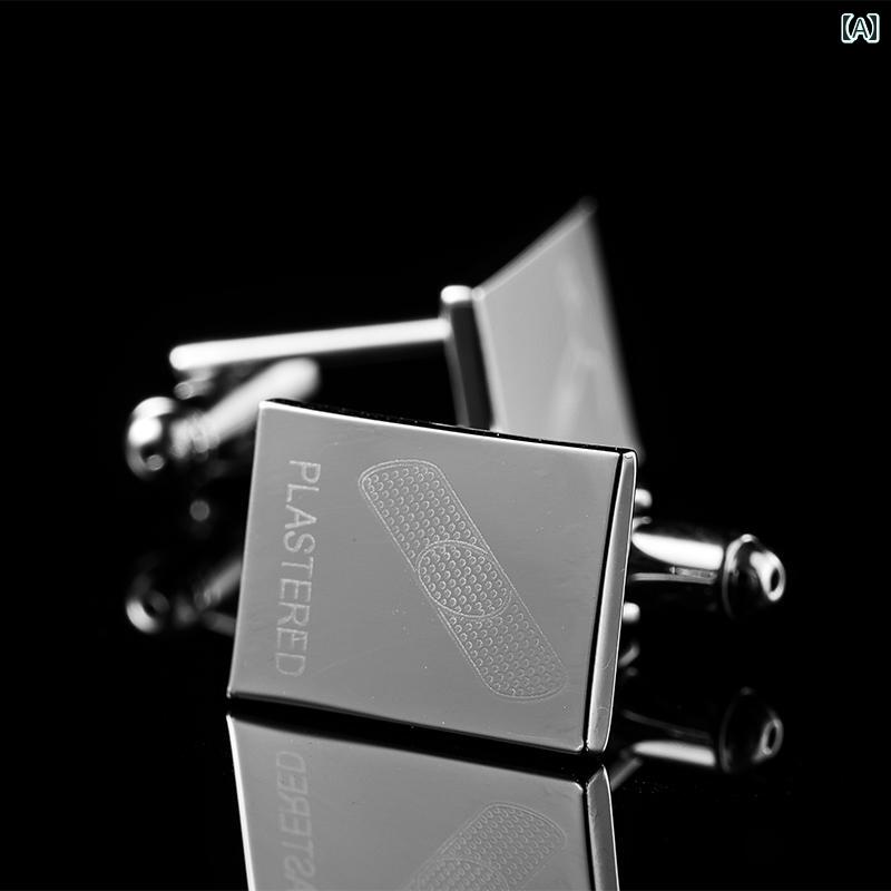 カフスボタン シャツ メンズ 銅 ストーン パーティー フレンチ カジュアル おしゃれ 個性的 長方形 蹄..