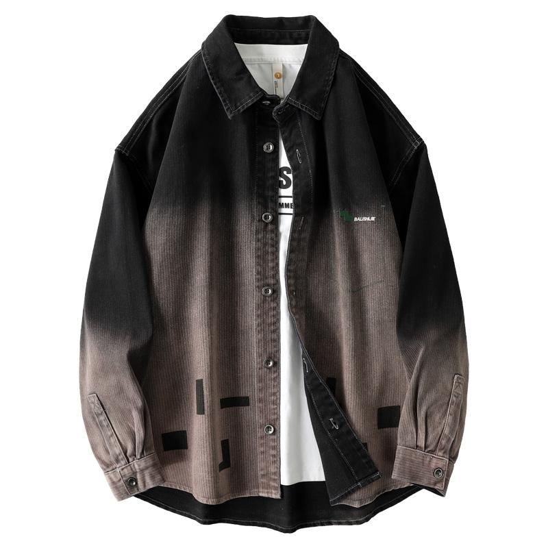 グラデーションシャツアメリカンレト...