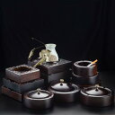 灰皿 大きい 木製 黒檀 おしゃれ リビング ルーム ホーム チャイナ風 個性的 レトロ 無垢材 カバー ふた 付き シンプル ギフト ドラゴン 鳳凰 ラウンド...