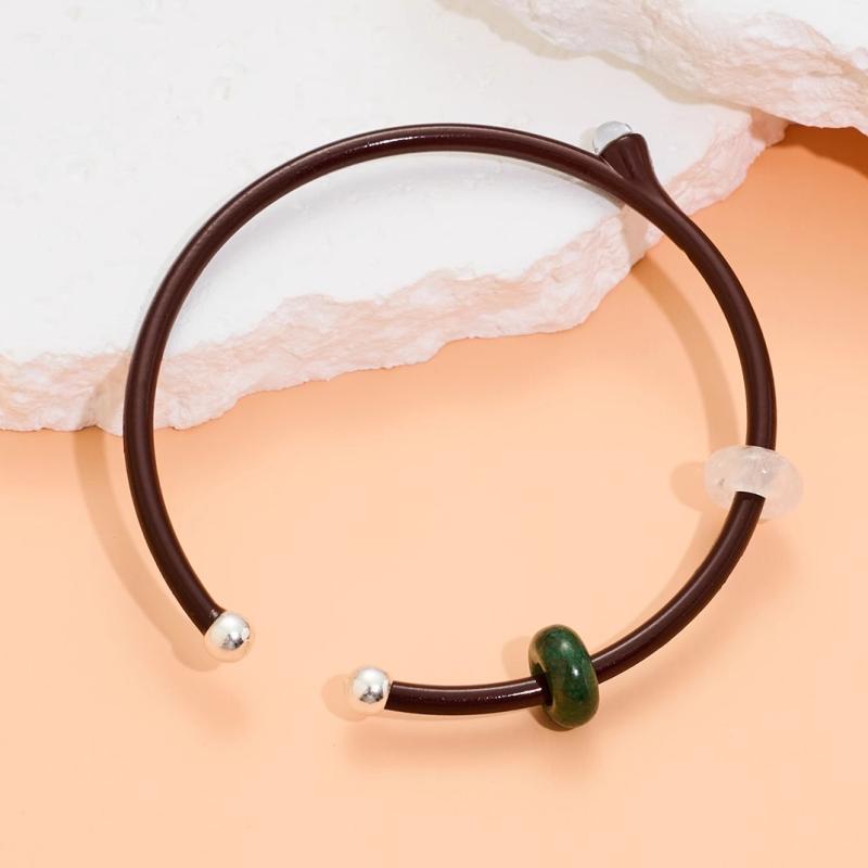 ブレスレット レディース チャイナ風 レトロ 合金 メッキ エスニック バングル シンプル アクセサリー ..