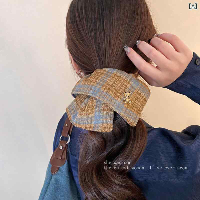 シュシュ 女性用 大判 スクエア 韓国 上品 丸子頭 大きめ ヘアアクセサリー