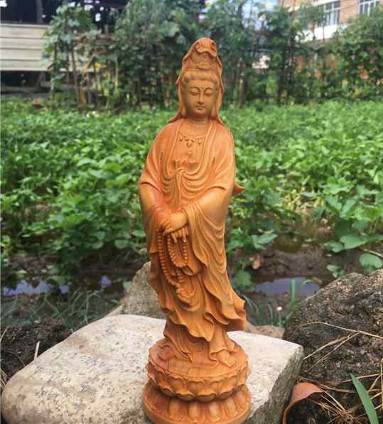 置き物 装飾 飾り 工芸品 彫刻 立像 仏具 仏壇用 仏像 礼拝 木製 オブジェ インテリア 家庭用 リビング..