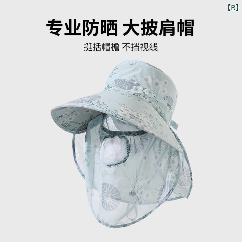 畑 帽子 レディース 日焼け防止 夏 サンハット 紫外線対策 アウトドア 旅行 農作業...