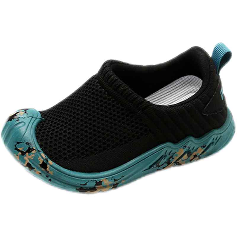 スリッポン 男の子 スポーツ シューズ 春夏 メッシュ 通気性 子供 軽量 ランニング 滑り止め クッショ..