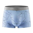 おしゃれ メンズ ボクサー パンツ 下着 綿 伸縮性 ポリウレタン ポリエステル 大きいサイズ 青 緑 ピンク シンプル 普段使い カジュアル 通気性 柄 セット