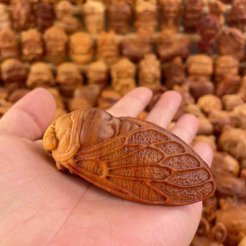 置物 木製 オブジェ 中国風 アンティーク調 工芸品 木彫り ハンドグリップ インテリア リビング 玄関 ..