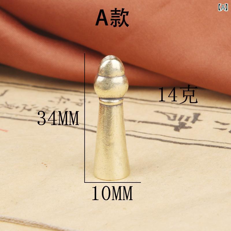 ヴィンテージ 黄銅 藏式 印章 工芸品 吊り下げ アクセサリー 文玩 老銅 器具