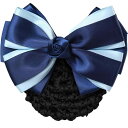 シニヨンネット 大人 レディース 上品 ヘアアクセサリー まとめ髪 蝶ネクタイ ホテルスタッフ キャビンアテンダント 仕事用 レトロ パール リボン おしゃれ 青 紺
