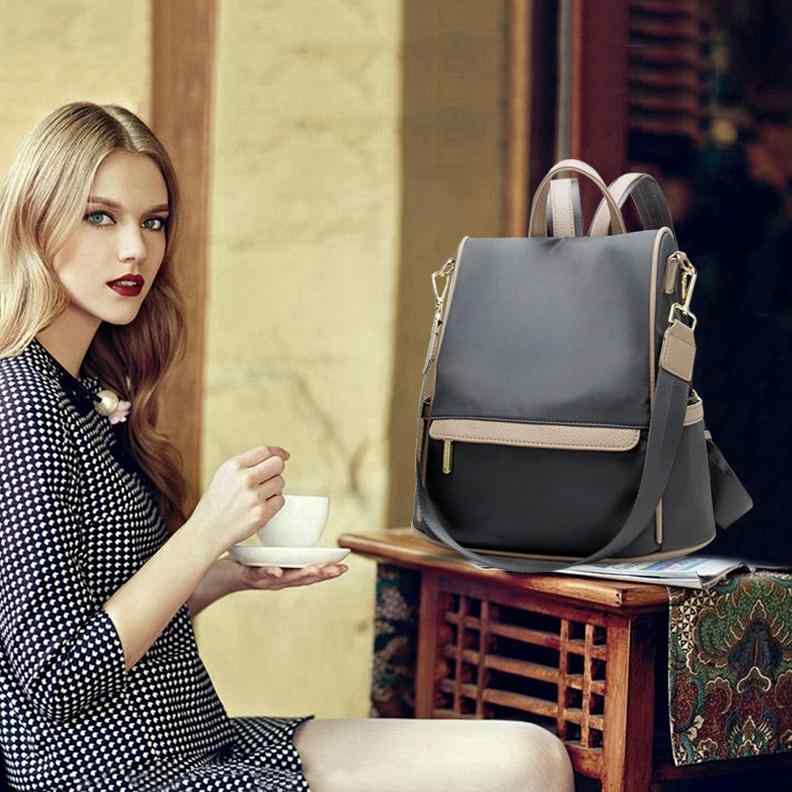 リュック レディース おしゃれ バックパック 防水 ナイロン シンプル 大容量 軽量 防盗 オックスフォード