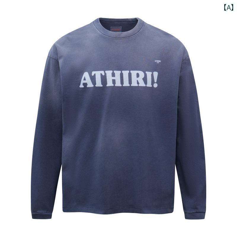 バージョン: ルーズ生地分類: 綿袖タイプ: レギュラー適用季節：全季節袖丈：長袖襟のタイプ: ラウンドネックパターン: 文字/数字/単語