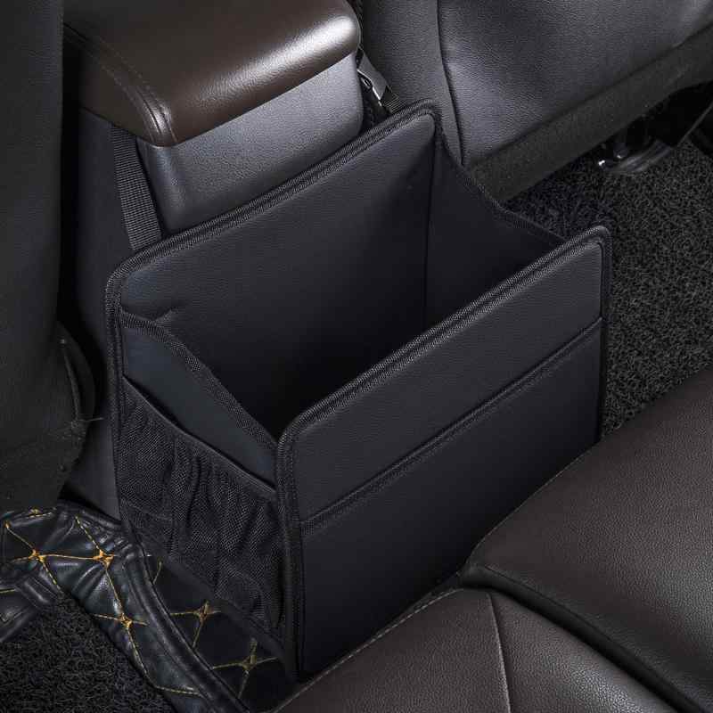 車 吊り下げ 収納 防水 車載用 ハンギング インテリア 小物入れ ゴミ箱 水筒 ドリンク タブレット お菓子 折り畳み 洗濯可能 旅行 ドライブ シンプル おしゃれ 黒