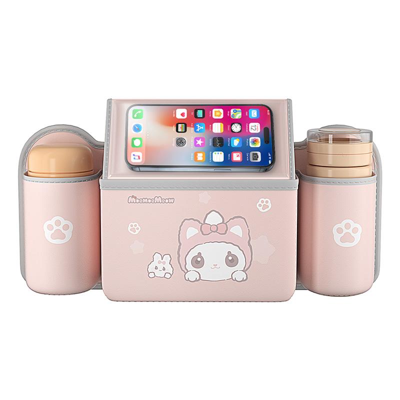 車 吊り下げ 収納 PUレザー 車載用 ハンギング インテリア 水筒 ドリンク カップ ホルダー タンブラー ..