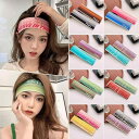 ヘアバンド スポーツ レディース メンズ 汗止め 通気 伸縮性 ストレッチ 厚手 まとめ髪 洗顔 アクセサリー 韓国 ランニング ヨガ フィットネス ダンス ヒ...