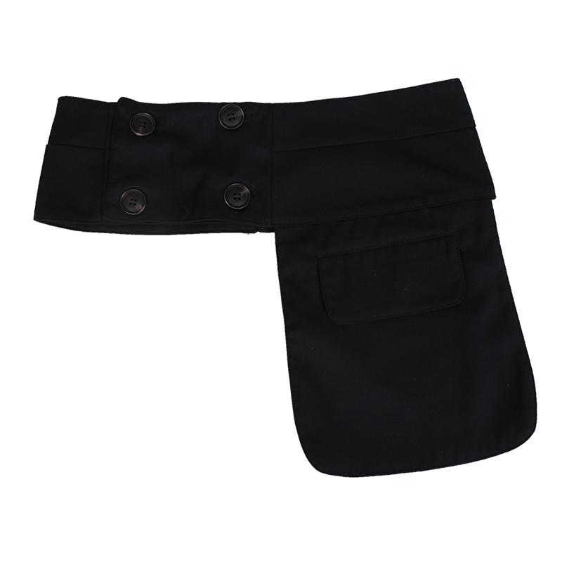 ベルト レディース おしゃれ ウエスト 装飾 ボタン付き ポケット グレー フリーサイズ 春夏 フレンチ レトロ コーデの幅が広がる