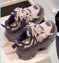 スニーカー キッズ 女の子 春秋冬 スポーツ シューズ 大きめ 暖かい メッシュ 滑り止め 軽量 通気性 EVA カジュアル 普段使い かわいい 韓国 裏起毛 面ファスナー 着脱簡単 紫 レザー