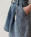 ウォレットチェーン シルバー レディース メンズ アクセサリー 装飾品 小物 二層 フック 合金 吊り下げ 普段使い ダンス衣装 ヒップホップ レトロ クロス ...