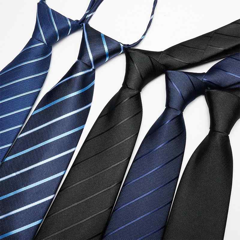 ビジネス ネクタイ メンズ 正装 結婚式 新郎用 ライトブルー 無地 ジッパー式 8cm