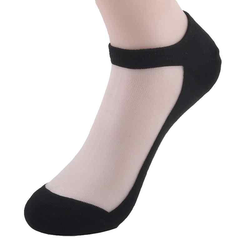 シアー 靴下 レディース ボート ショート ソックス 春夏 薄手 見えない 綿 底 滑り止め 通気性 浅口 伸縮性 普段使い スニーカー パンプス セット 黒 白 グレー