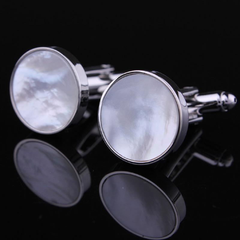 メンズ カフスボタン フレンチ 銅 白 おしゃれ シンプル スクエア 円形 プレゼント 誕生日 父の日 結婚式 アクセサリー スタイリッシュ ビジネス