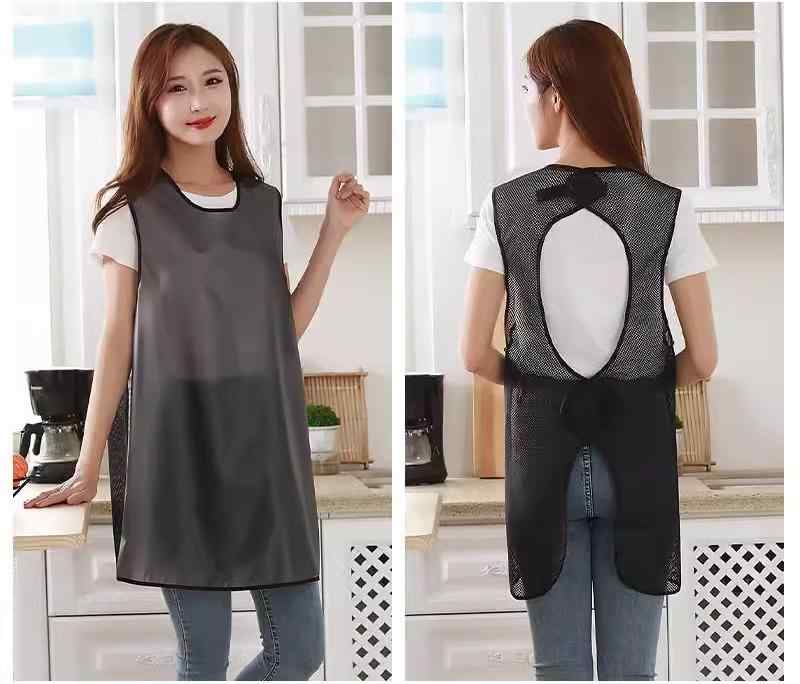 エプロン ベスト 型 大人 レディース メンズ 防水 防油 キッチン 家庭用 調理 作業 理容室 ペットショ..