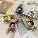 ホイール キーホルダー おしゃれ メンズ ターボ 車 アクセサリー チェーン タービン ペンダント リング 光沢 メタル 金属 ギフト ピストン シルバー 黒 ゴールド