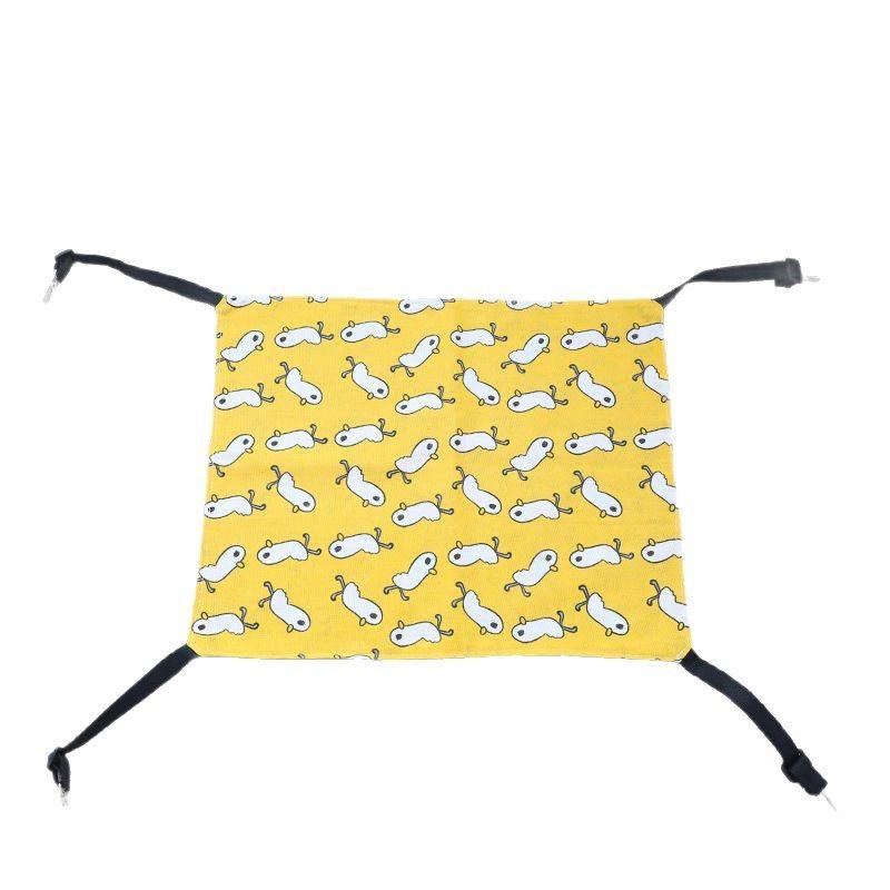 猫 ハンモック ケージ おしゃれ ペット 吊り下げ 紐 金具 フック 調節 裏起毛 寝床 お昼寝 日光浴 ハン..