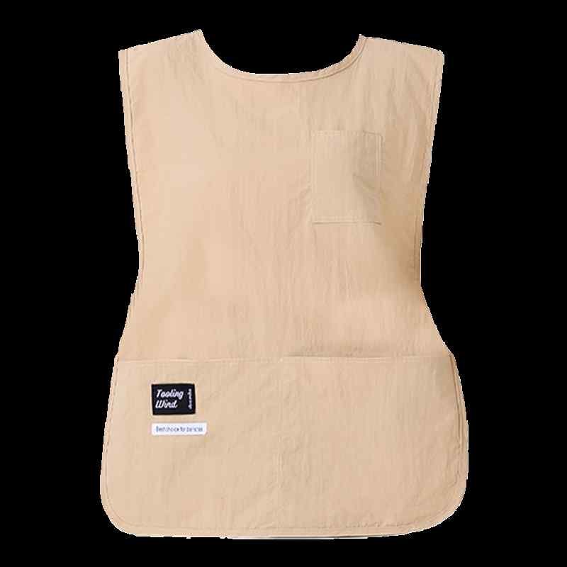 エプロン ベスト 型 調節可能 バックル 大人 レディース メンズ キッチン 家庭用 調理 防水 防汚 耐油 ..