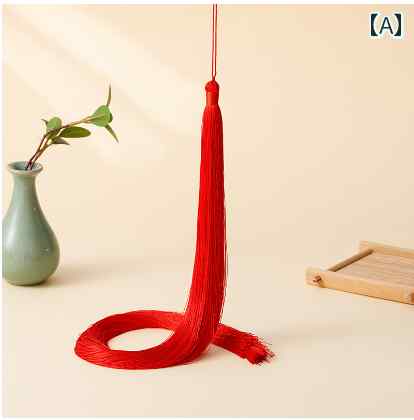 飾り房 タッセル 衣類 装飾 チャイナ風 アクセサリー ペンダント ポリエステル ロング ピンク オレンジ 赤 シンプル 無地 エスニック おしゃれ レトロ